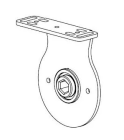 NICE 575.18060 White intermediate support for Acmeda S60|80