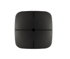 EELECTRON MB40B3CKNX - BL KNX MINIPAD 4 CH. MATT BLACK - BLACK CROSS - COMPLETE