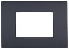 MAPAM CBM7003-2 Placca Metallo Vip CBM7003-2 3P Nero