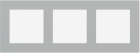 EKINEX EK-D3P-FGE Placca Deep (FF e 71 e 20Venti ) rettangolare - FENIX NTM- grigio efeso