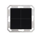 ELSNER 70882 Cala KNX M4-T- jet black RAL 9005 4-gang Push Button