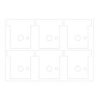 BOSCH FIRE DKM120-LABEL Sheets of white adhesive labels (without text) p