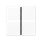 JUNG A404TSAWW Copritasto per sens. 4 canali- mod. A500- bianco alpino