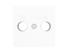 ZENNIO 2830001508 ZS55 TV-R/SAT Socket Cover, white 