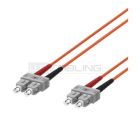 WP RACK WPC-FP2-5SCSC-005 FIBER OPTIC MULTIMODE PATCH CORD 50/125 SC-SC, 0,5 MT. OM2