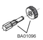 RIB BA01096 R GEARS. Z39 JOLLY+Z6 PINION