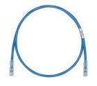 PANDUIT UTPSP3MBUY Copper Patch Cord- Cat 6- Blue UTP Cable- 3 Meter