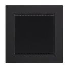 ELSNER 70625 KNX AQS/TH-UP gl- intense black RAL 9005 KNX CO2 sensor- Temperature - Humidity