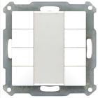 MDT BE-TA5508.01 BE-TA5508.01: Pulsante 8 volte, 55mm, Bianco - Finitura opaca