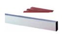 GIBIDI AB13060 80x40x4290 Mm Aluminium Rod L=4m