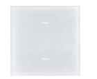 EELECTRON 9025GL02A01 GLASS 2 CH. - WHITE