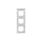 ELSNER 70415 Frame Corlo Plane 3-gang- white matt Frame for mounting