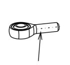 RIB IDR0023 R SPHERICAL JOINT CM12-M12 HYDRO 66510035