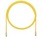 PANDUIT UTP6A1MYL Patch Cord in Rame- Cat 6A- Yellow UTP Cable- 1 meter