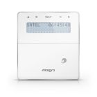 SATEL INT-KWRL2-WSW Wireless LCD keypad with proximity reader and door - ABAX 2 series - white colour. Also available in colors - silver (INT-KWRL2-SSW) and black (INT-KWRL2-BSB)