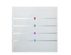 BLUMOTIX BX-QKWG-SILVER QUBIK Multifunction KNX keyboard in square glass