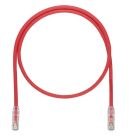 PANDUIT UTP6ASD1MRD Copper Patch Cord- Cat 6A SD- Red UTP Cable- 1m