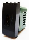MAPAM 629N Presa Usb (5V=2A 265V) Gem 629N Nero