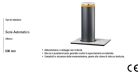 FAAC 116509 J200 SA H600 SATIN STAINLESS STEEL Retractable Bollard