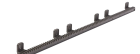 ARMAS CRM100I Cremagliera nylon V/6 con asole di fissaggio infer