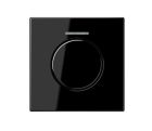 JUNG LS1940KO5SW Cover with light outlet for KNX rotary button - black