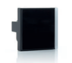 EELECTRON SB40A11KNX-GL15 4 CHANNEL KNX BUTTON + THERMOSTAT 55x55mm – BLACK + BLACK GLASS