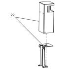 FAAC RICAMBI MLPEIN_0000 LASER SCANNER HOUSING RAL 7043