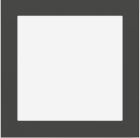 EKINEX EK-PQS-GAL Placca quadrata finestra 60x60 mm - plastica colore 