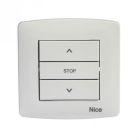 556.01000 PLACCA CON LOGO NICE PER INTERRUTTORI 555.3