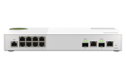 QNAP QSW-M2108-2C Entry level 10GbE and 2.5GbE Layer 2 Managed Web Switch for SMB network deployment