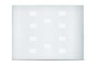 EELECTRON 9025GL310C01 VETRO CUSTOM - 3 MODULI - BIANCO