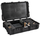 GT LINE 10826.B D2 valigia lunga 108 cm, nera con spugna per 6 fucili