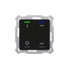 MDT RF-TAL55T206.D1S RF KNX+ Taster Light 55 2T, Secure, , +T, nero op.