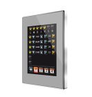 ZENNIO ZVI-Z41LIT-SC Touch Z41 Lite, cromo cornice argento