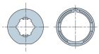 NICE 948.40.00 Tondo 60x2 ruota + corona