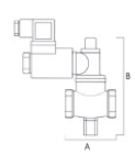 TECNOCONTROL VR933/12 Manual reset solenoid valve 12Vdc NO 1 inch and 1/4 6 bar