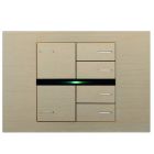 EELECTRON BK24MT-CH KIT 6 KEYS 2 LEFT + 4 RIGHT METAL CHAMPAGNE