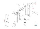 FAAC SPARE PARTS 63003467 BONNET+DOOR 615 BPR (RAL 9006)