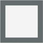 EKINEX EK-PQS-FVC Placca FF/71 (Form/Flank/NF) quadrata FENIX NTM - 1 finestra