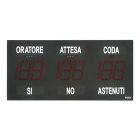 PASO CT2001-F Tabellone luminoso di sala per sistema CS2100 (Testi serigrafati in Francese)
