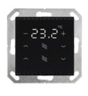 ELSNER 71052 Cala KNX T 202 Sunblind- black RAL 9005 Temperature Controller- Button for 2x Shading