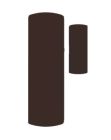 ARITECH ANTINTRUSIONE RF-1110-07-3 Micro contatto magnetico Wireless certificato EN50