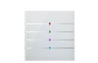 BLUMOTIX BX-QKWG KNX multifunction keyboard in 80x80 square glass