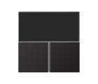 JUNG RCDAL4092TSAD Copritasti per controller KNX RCDLS4092M- alluminio scuro