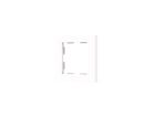 ZENNIO 980000108 ZS55 – Frames for ZS55 switches and sockets, Flat 55 and Tecla 55, 1-gang, gloss white