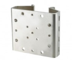 UNISTAB CQ12C2X pair of 120x120mm INOX collars for square poles
