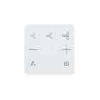 ELSNER 71323 KNX eTR 102 FC, signal white RAL 9003 Room Temperature Controller for Fan Coil A/C