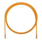 PANDUIT UTP6A2MOR Copper Patch Cord- Cat 6A- Orange UTP Cable- 2 meters