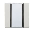 JUNG LS2071NABSLG Sensore a tasti 1 canale Standard per accoppiatore bus KNX 2070U radiotrasmettitore a parete 40FW- grigio chiaro