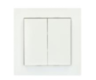 LINGG-JANKE "87862 / 87862SEC"  TA4F55RGB-BCU-SEC pulsante da incasso 4+4 posti